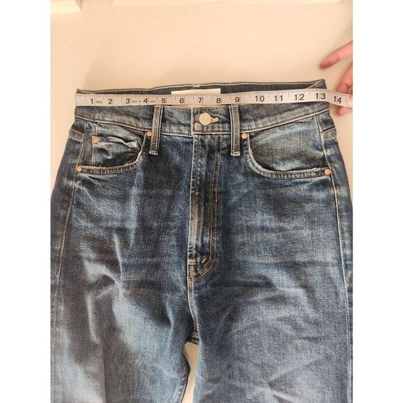 MOTHER Blue Straight Leg Jeans - Picture 7 of 10